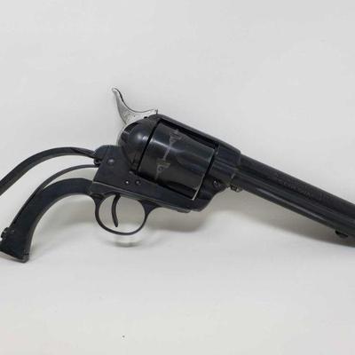 400: Hy-Hunter Western Six Shooter .22s.l.lr Revolver
Serial Number: 35738
Barrel Length: 5.3