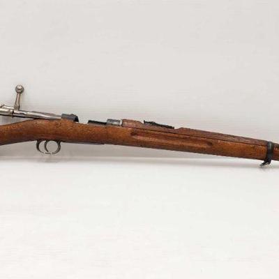 780: Carl Gustaf M96/38 6.5 Swedish Bolt Action Rifle
Serial number: 463536 Barrel Length: 24"