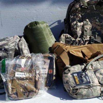 2562: Army Backpack, Sleeping Bag, Mil Spec Antidote and More !
Army Backpack, Sleeping Bag, Mil Spec Antidote For Ultimate Hydration...