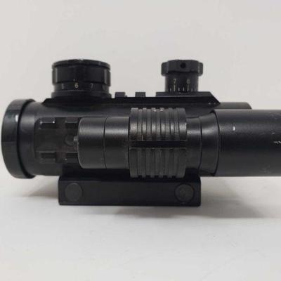 1027: Barska AC11398 Red Dot Sight With Flashlight and Laser
Barska AC11398 Red Dot Sight With Flashlight and Laser, Serial Number 4266235