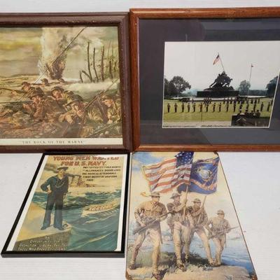 7511: 4 Framed U.S Military Photos
This lot contains 4 Framed U.S Military Photos