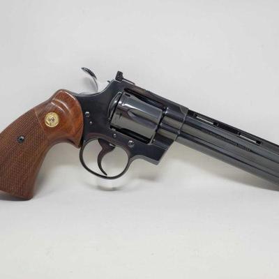 310: Colt Python .357mag Revolver with Case
Serial Number: V17840
Barrel Length: 6"
Year: 1978

California Transfer Available. CA...