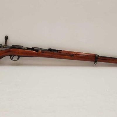 740: Arisaka Type 99 6.5mm Bolt Action Rifle
Serial Number: 24836 Barrel length: 32