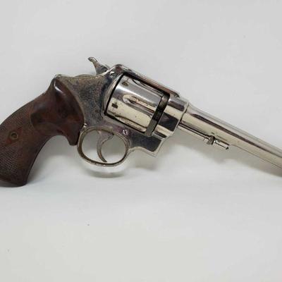 405: Smith & Wesson .44spl Revolver
Serial Number: 17727 Also stamped 52637
Barrel Length: 6.5
