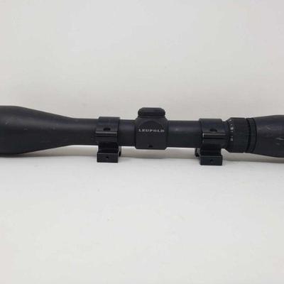 1026: Leupold Rifleman 33-9x40mm Scope
Leupold Rifleman 33-9x40mm Scope Serial Number 353018AB