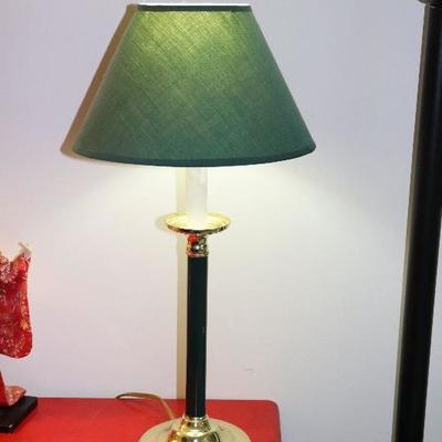 Pair of green lamps 1 of 2 $30 for the pair
