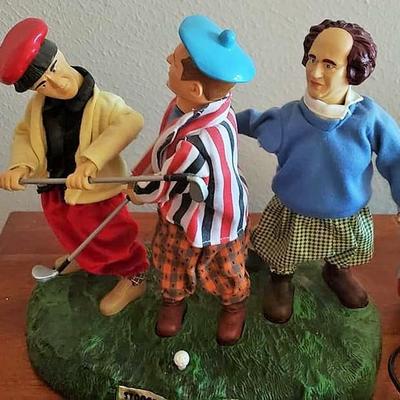 Three Stooges Golf Academy Talking & Slapstick Movement 