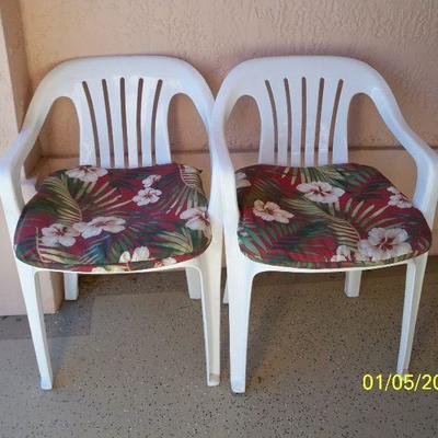 2 - Plastic Patio Chair(s)