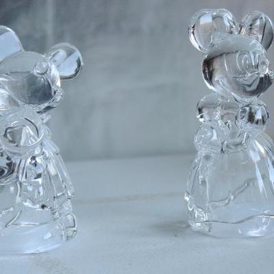Lenox crystal Minnie and Micky