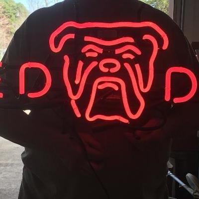 Red Dog neon sign