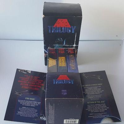 HKT103 Rare Vintage Star Wars Trilogy VHS Box Set