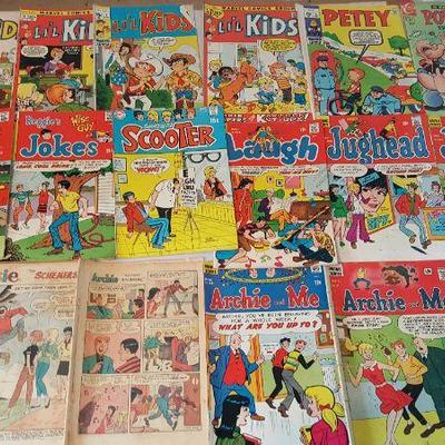 HKT114 Vintage Archie, Li'l Kids & More Comic Books