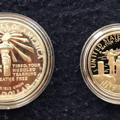 HKT304 A trio of U.S. Silver Commemorative Coins