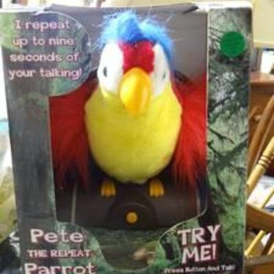 Pete The Repeat Parrot- New in Box