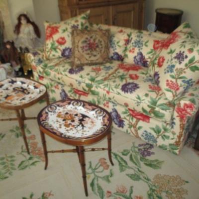 Staffordshire ~ Floral Custom Sofas ~ Rugs  