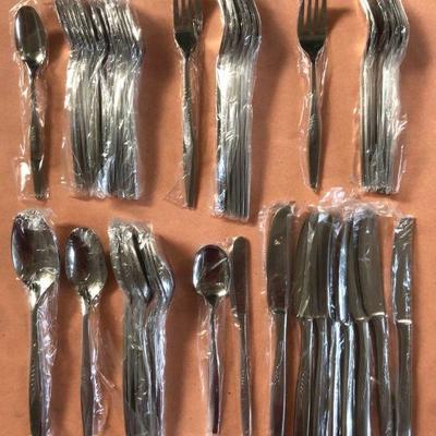 DCK222 Vintage Prudential Japan 52-Piece Stainless Silverware Flatware Set