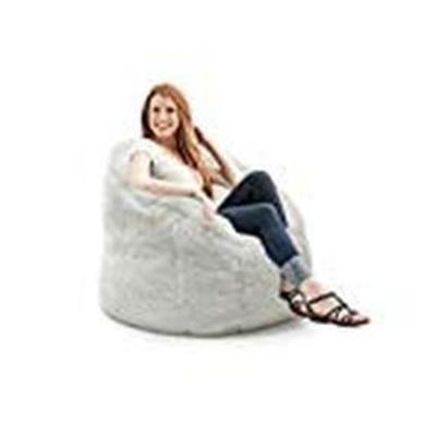 Big Joe Milano Bean Bag Chair, Ivory