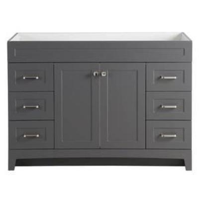 Thornbriar 48 in. W x 21 in. D Bathroom Vanity Cabinet in Cement Comes With Top