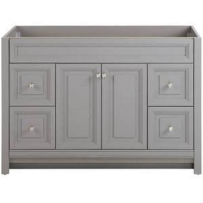Brinkhill 48 in. W x 34 in. H x 22 in. D Bath Vanity Cabinet Only in Sterling Gray