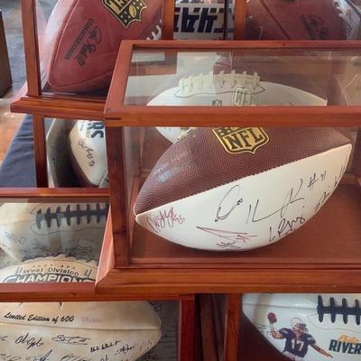 More Chargers collectible footballs