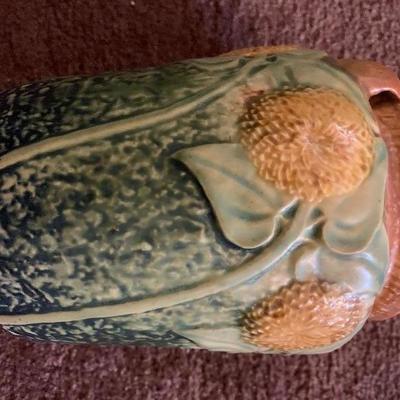 Roseville Sunflower vase