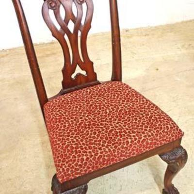  BEAUTIFUL Set of 6 â€œMaitland Smith Furnitureâ€ SOLID Mahogany Chippendale Style Dining Room Chairs

Auction Estimate $600-$1200 â€“...