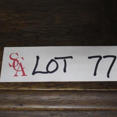 C83	#9 Antique Belgian Schrunk- Circa 1920s                                                     Dims=61/94/20