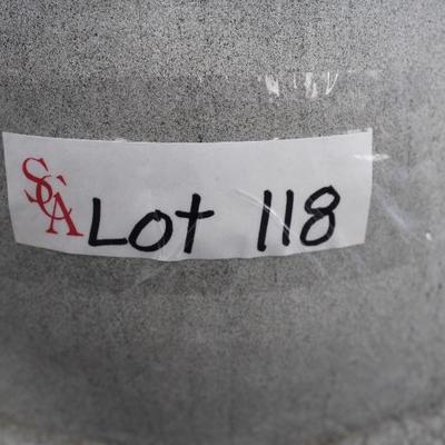 A4 	#1022 Large Grey Modern  Sculptured Stone Lady                                 Dims=59/13/13