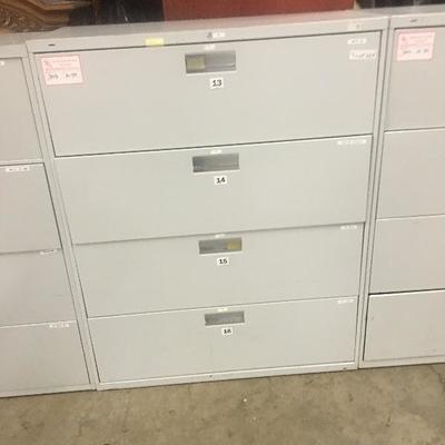 A54	#363 Hon 42" 4 Drawer Lat File Up to 3 pcs Available

