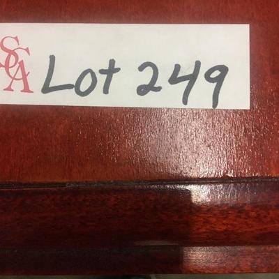 x	Circular Desk cherry Finish