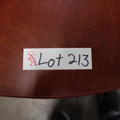 A54	#309 Cherry Finish U-Shape Executive Desk                                                      Dims=72/102