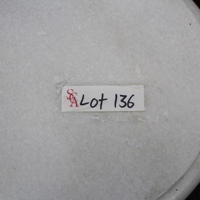 A4	#1040 Pallet of Marble Stools- 4Pcs