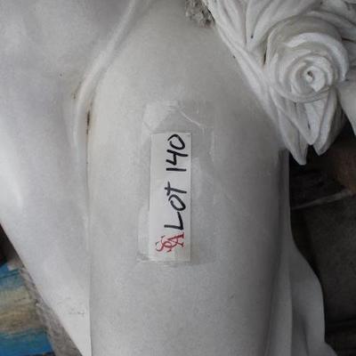 A4	#1044 Large Marble Statue of Lady ASIS                                                  Dims=72/15