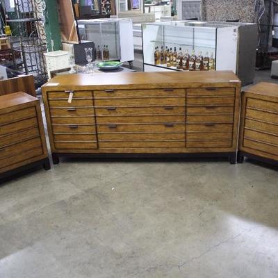 A19	#750 Tommy Bahama 3Pc Bed Set                                                                Dims= 74" long