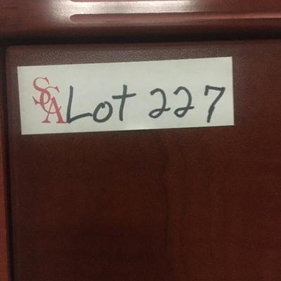 A54	#321 Cherry Fiish U=Shape Desk Set                                                                      Dims=71/101