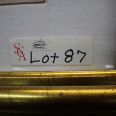 A19	#22 Thomas Kinkade Signed & Numbered Litho                                                 Dims= 36/48