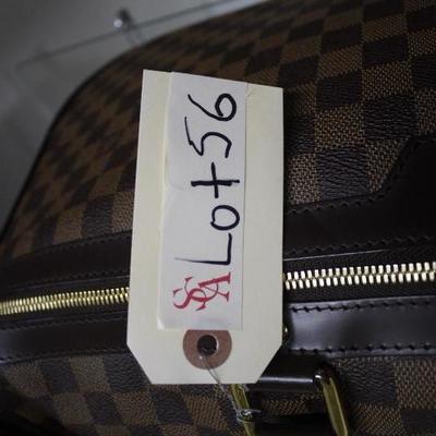 A54	#24 Louis Vuitton Duffle Bag Damier Pattern-                             No Guarantee Authenticity