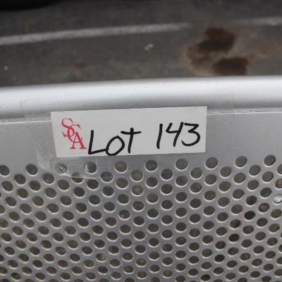 B49	Aluminum Stack Chairs (Set of 4)    Up to 10 Sets Available                                            