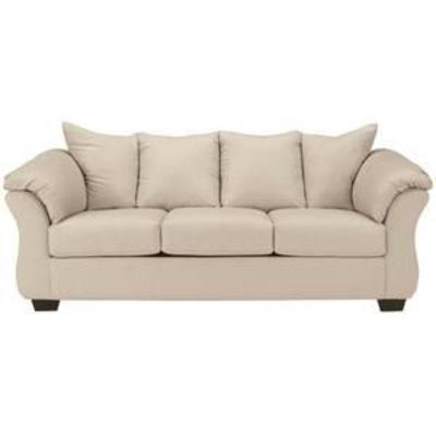Flash Furniture Darcy Sofa, Stone Fabric 83L Ã 37 WÃ31H