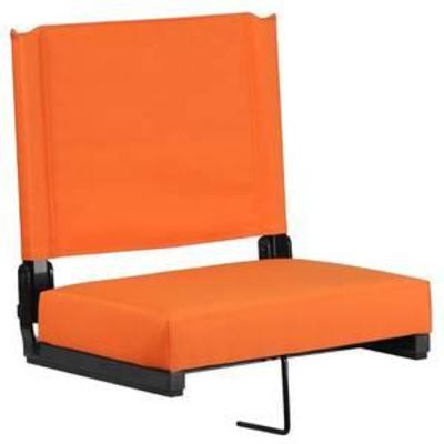 Flash Furniture Game Day Seats by Flash with Ultra-Padded Seat in Orange