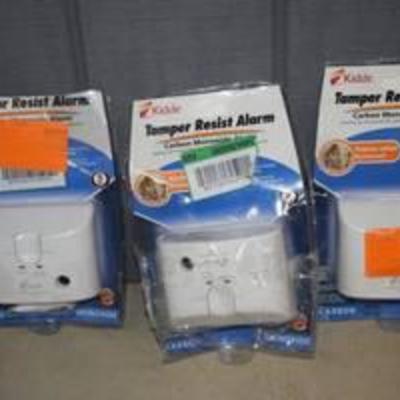 3 Kidde Tamper Resistant Carbon Monoxide Alarms