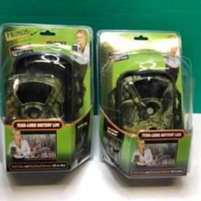 LOT OF 2 PRIMOS HUNTING TRAIL CAM HARD CASE