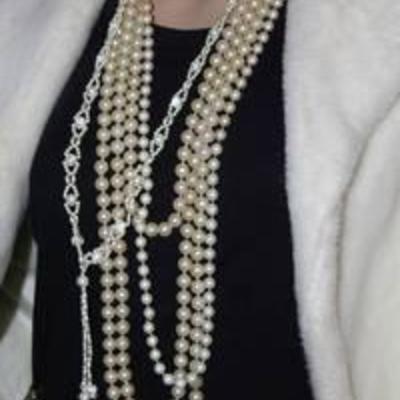 3 Vintage Long Strand Pearl Necklaces