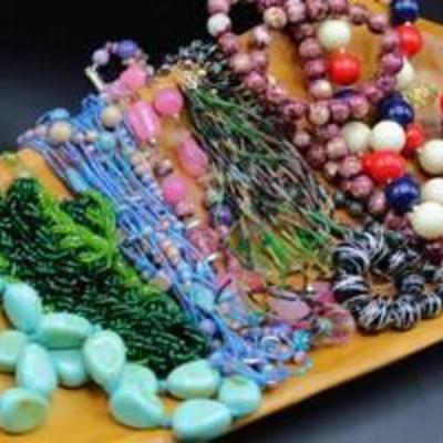 8 Assorted Strands of Beaded Necklaces
