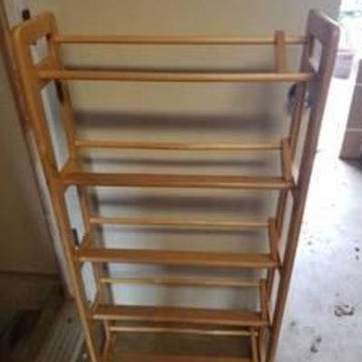 5 Tier Shoe Rack with Dividers