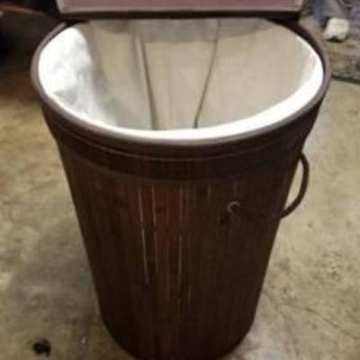 Circle Laundry Basket with lid and Handles