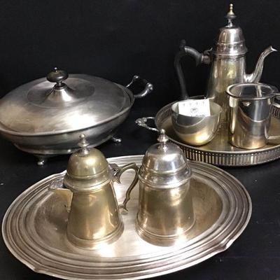 Pewter & Silver Plate Serveware 