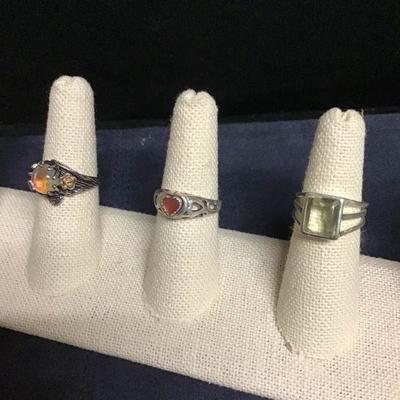 Sterling Silver Rings 3