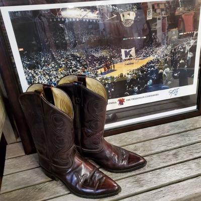 Cowboy Boots + Signed UK Poster
