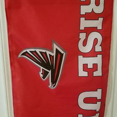 Lot # 185 - $ 8 Falcons Rise Up Flag  